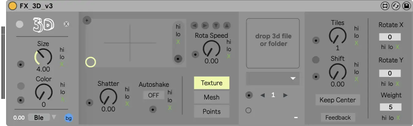 3D Video Effects Module