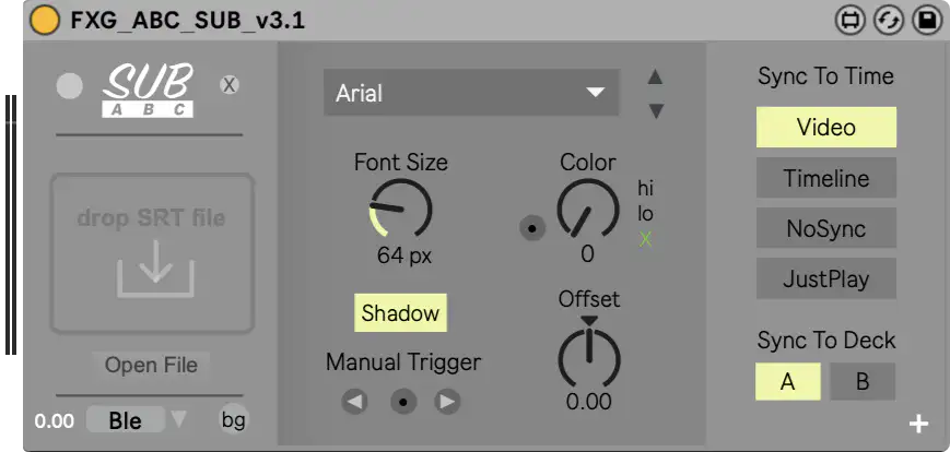 ABC Video Effects Module