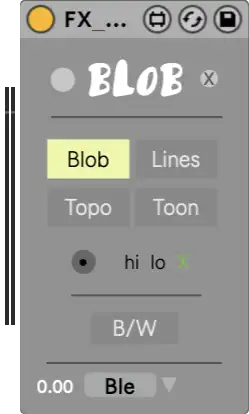 Blob Video Effects Module