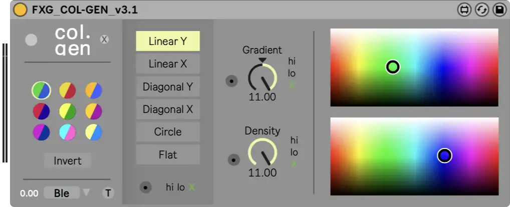 Color-Generator EVideo Effects Module