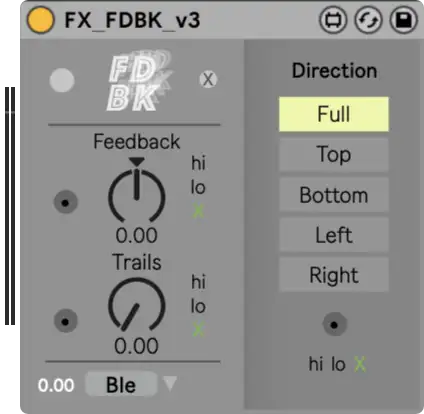 Feedback Video Effects Module