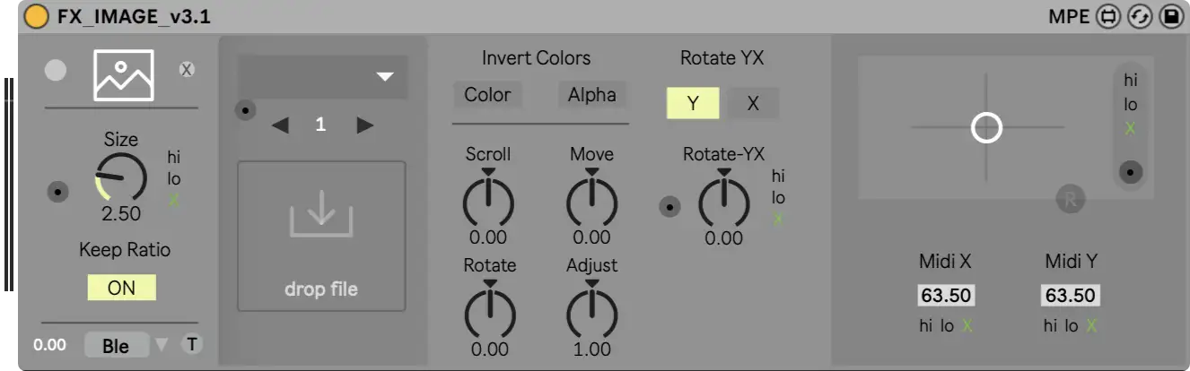 Image Video Effects Module