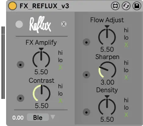 Reflux Video Effects Module