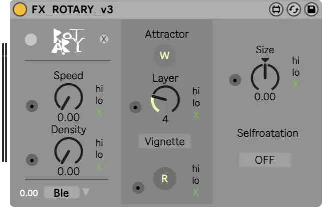 Rotary Video Effects Module