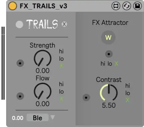 Trails Video Effects Module